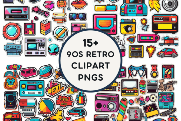 Download 15+ 90s Retro Clipart PNGS - Clipart Collection
