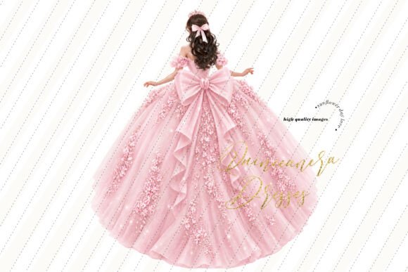 Download Blush Pink Ball Gown Dresses Clipart - Clipart Collection