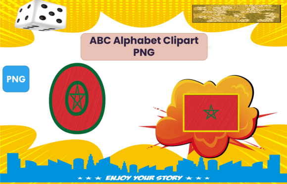 Download ABC Alphabet Clipart PNGs Flag Morocco - Clipart Collection