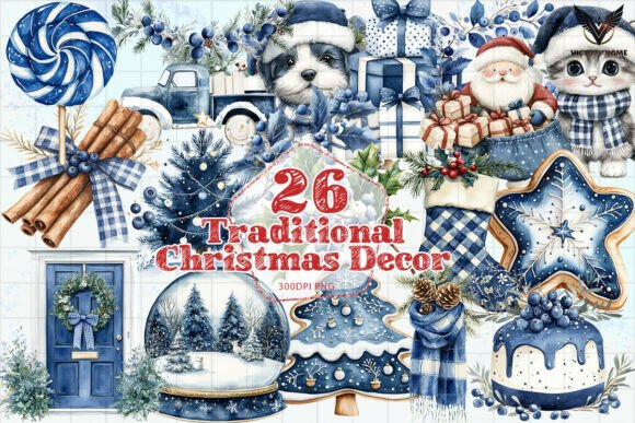 Download Traditional Christmas Decor PNG - Traditional christmas Collection