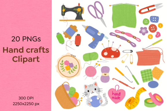 Download Craft Supplies PNG Clipart - Clipart Collection