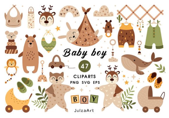 Download Newborn Baby Boy Clipart, It's a Boy - Clipart Collection