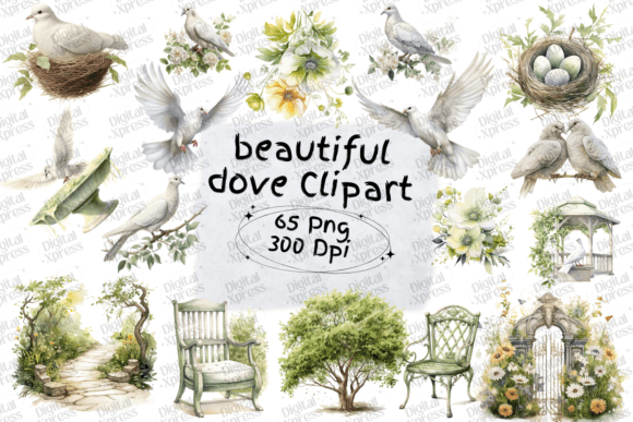 Download Beautiful Dove Clipart - Clipart Collection