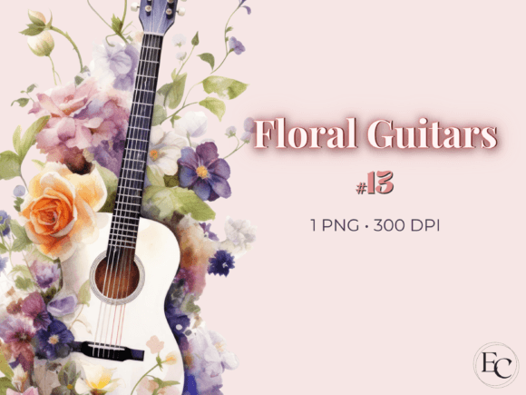 Download Acoustic Guitar Watercolor Clipart - Clipart Collection