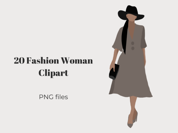 Download Fashion Girl Clipart, Woman Illustration - Clipart Collection