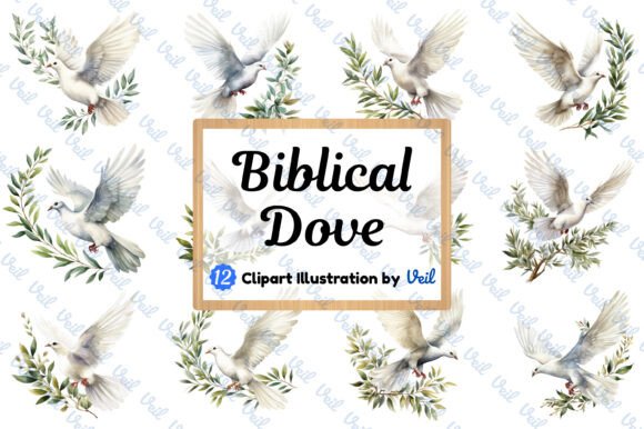 Download Biblical Dove Clipart Watercolor Bundle - Clipart Collection