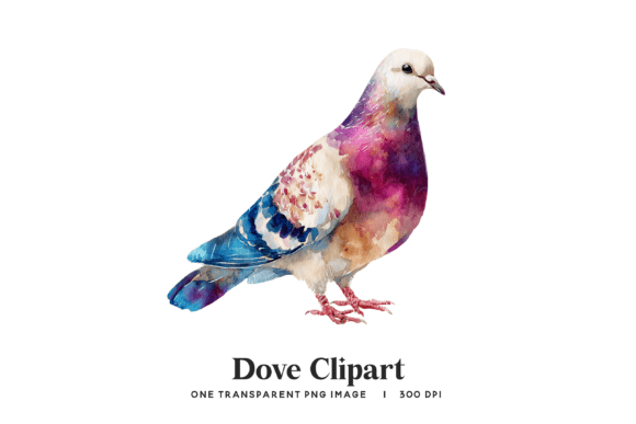 Download Watercolor Dove Clipart PNG - Clipart Collection