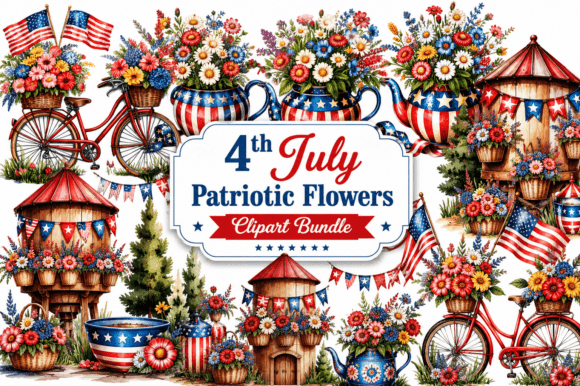Download USA Patriotic Clipart Bundle - Clipart Collection