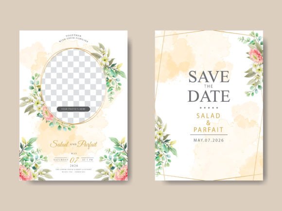 Download Beautiful Floral Wedding Invitations - Invitations Collection