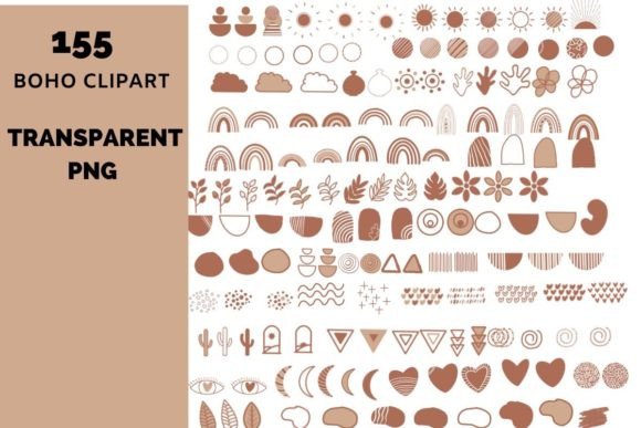 Download Boho Clipart Brown - Clipart Collection