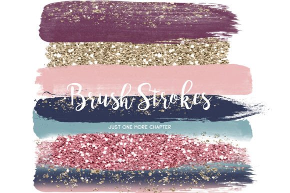 Download Booklover Brush Strokes, Clipart Set - Clipart Collection