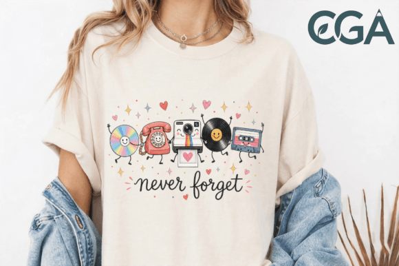 Download Retro Never Forget Tech Clipart PNG - Clipart Collection