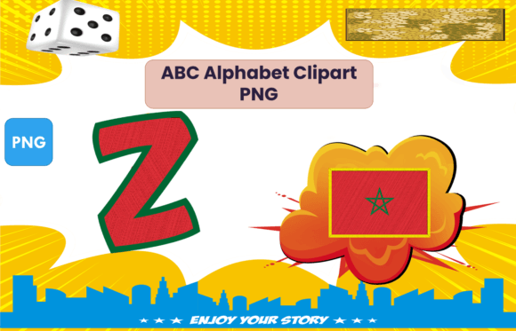 Download ABC Alphabet Clipart PNGs Flag Morocco - Clipart Collection