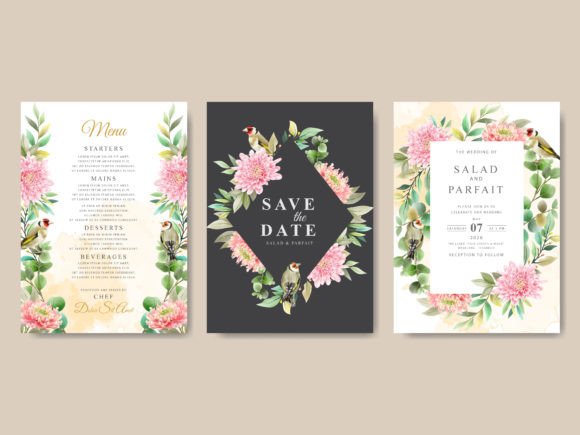 Download Beautiful Floral Wedding Invitations - Invitations Collection