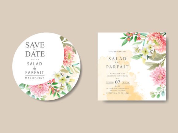 Download Beautiful Floral Wedding Invitations - Invitations Collection