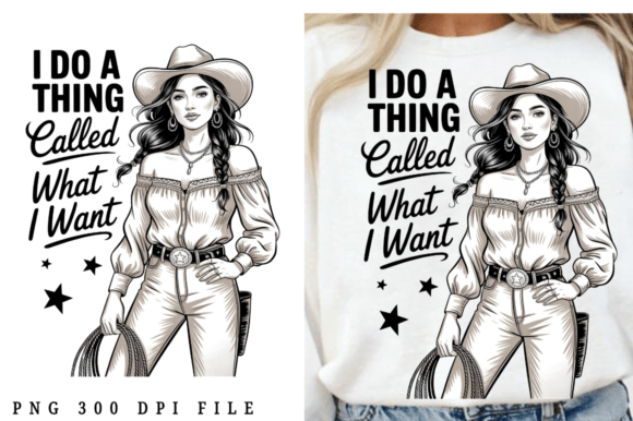 Download Cowgirl Western Vintage PNG Design - Vintage png Collection
